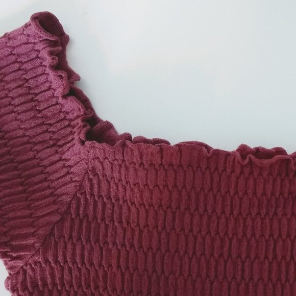 Free People Moulin Ruched Cami Top in Mouve Size M-L - Picture 3 of 6